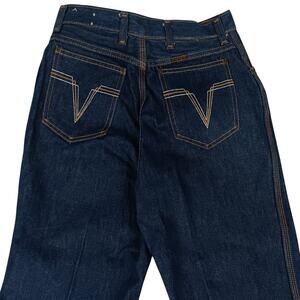 Wrangler Vintage No Fault Denim Jean Women 13 Junior 26X35 TALL 70s-80s USA Made